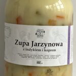 Zupa jarzynowa z indykiem i koprem
