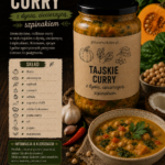 Tajskie curry z dynią, ciecierzycą i szpinakiem